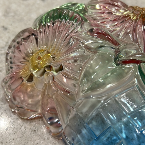 Indiana Glass Flower Dish - Picture 7 of 9